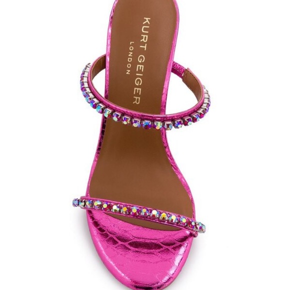 KURT GEIGER LONDON PRIYA JEWELED HEEL - NEVER WORN W BOX - Picture 6 of 7